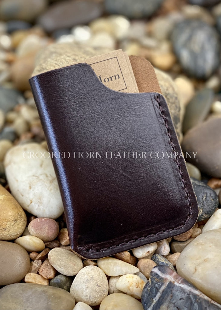 Simple Leather Card Sleeve